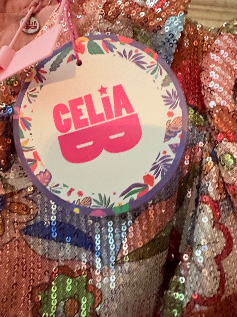 CeliaB Floral Pleated Maxi Dress NWT - Picture 4 of 14